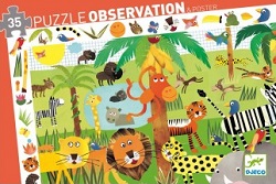 couverture de : Puzzle observation "Jungle"